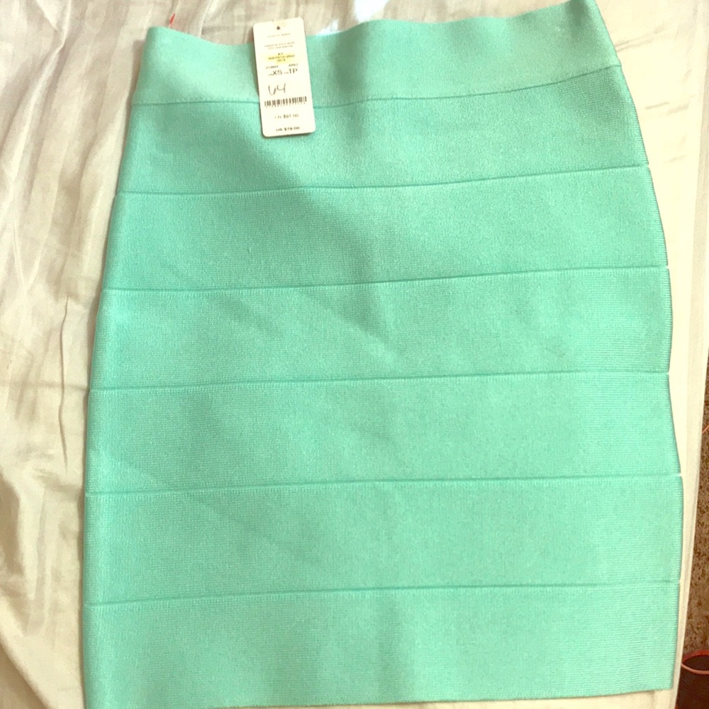 Light blue Bebe bandage skirt  xs